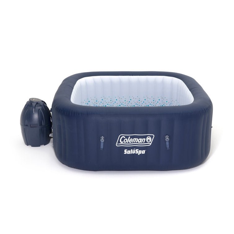 Coleman 4 – Person 114 – Jet Square Inflatable Hot Tub in Blue - Image 3