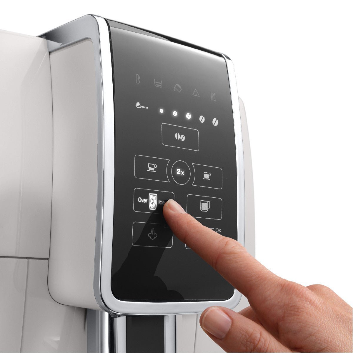 DeLonghi Dinamica Super Automatic Espresso & Coffee Machine (ECAM 35020 W / White) - Image 3