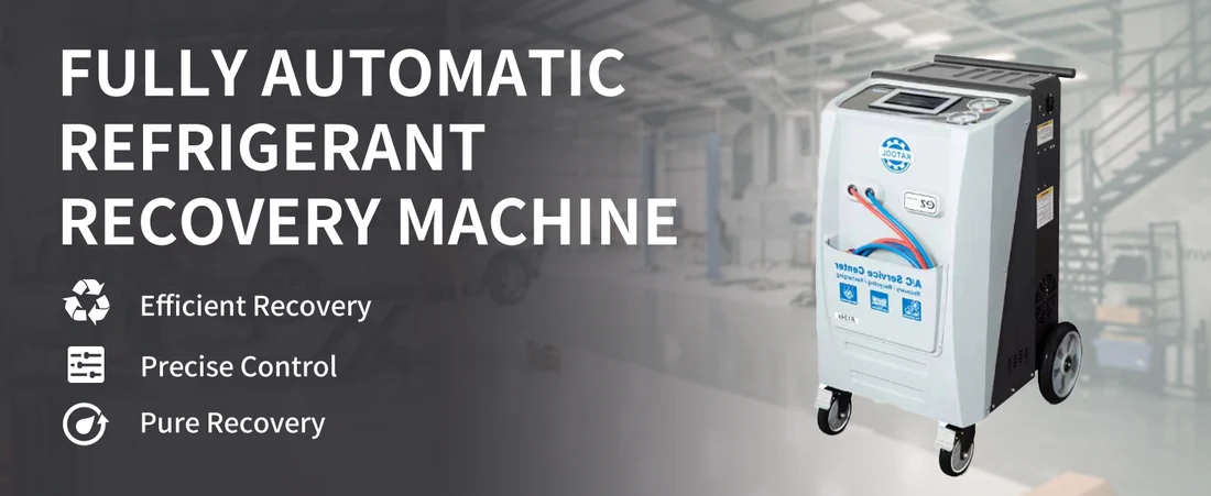 Fully Automatic Recovery Recycle And Recharge DUAL AC1800 Machine By KaTool - Image 2