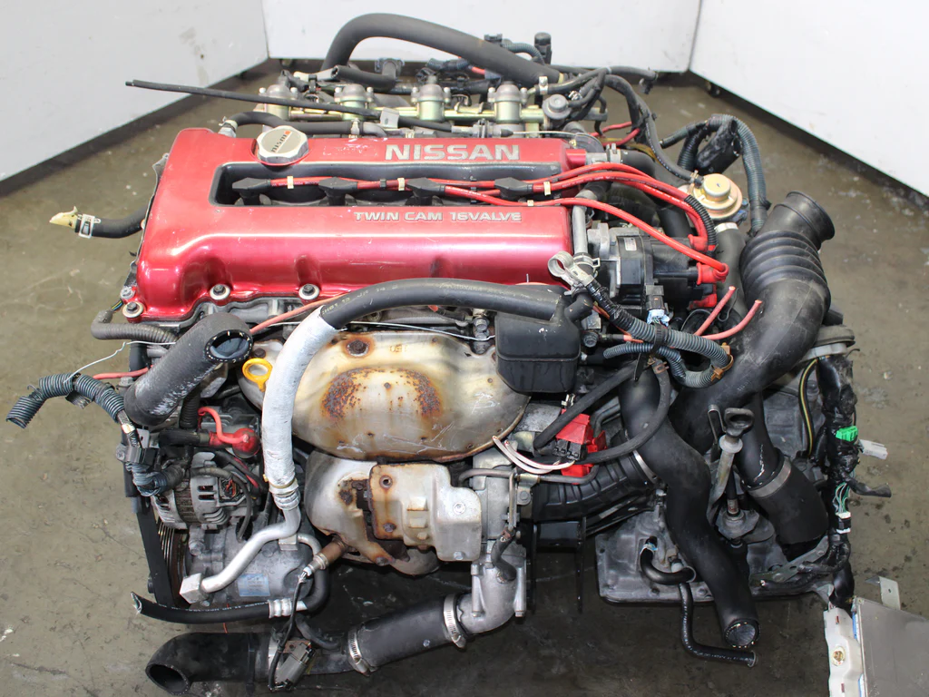 JDM 1991-1997 Nissan Bluebird Red Top SR20 2.0L 16V Turbo SR20DET 4 Cyl Engine - Image 18
