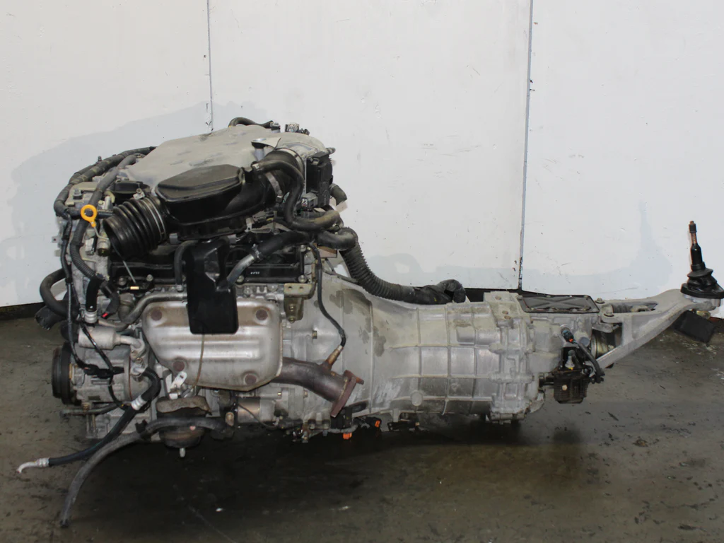 JDM 2003-2006 Infiniti G35 Motor Manual Transmission VQ35DE 3.5L 6 Cyl Engine - Image 6