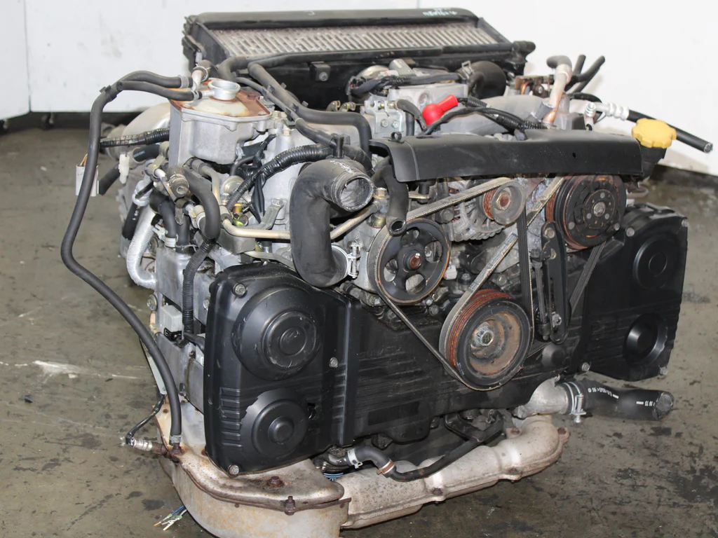 JDM 2002-2005 Subaru Impreza WRX Motor EJ205 Manual Transmission 2.0L 4 Cyl Engine - Image 12