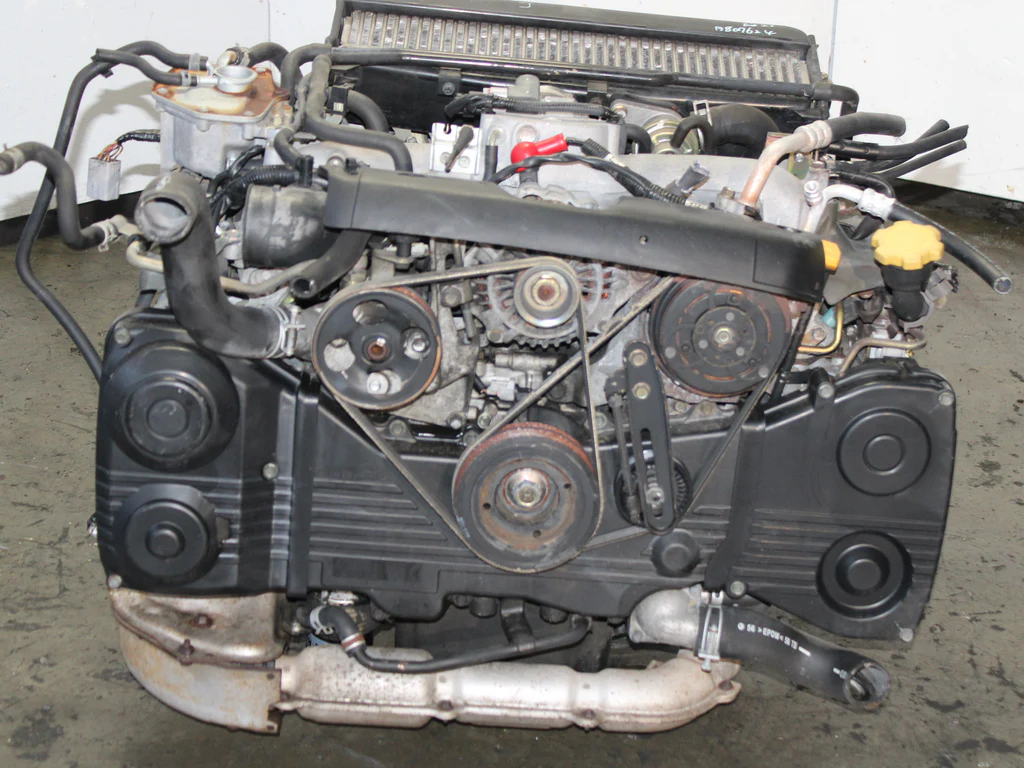 JDM 2002-2005 Subaru Impreza WRX Motor EJ205 Manual Transmission 2.0L 4 Cyl Engine - Image 11