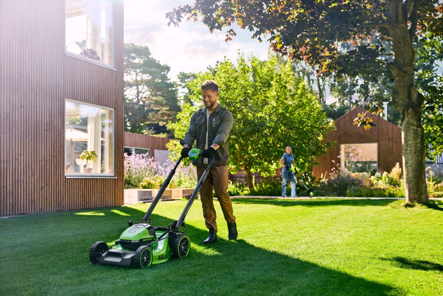POWERALL 48V (24V x 2) Lawn Mower 46cm Self-Propelled Gen. II – 2x 4Ah Battery - Image 8