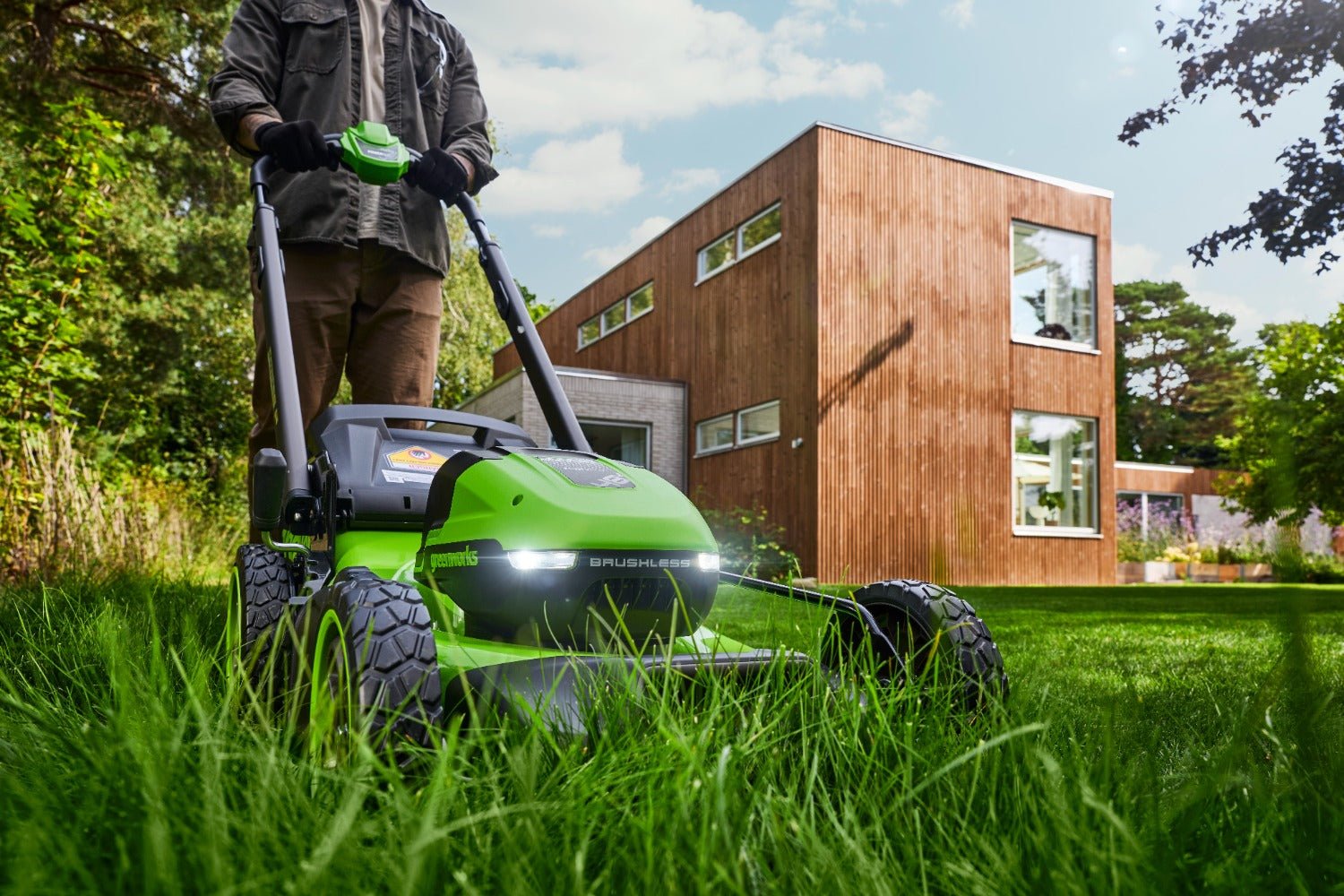 POWERALL 48V (24V x 2) Lawn Mower 46cm Self-Propelled Gen. II – 2x 4Ah Battery - Image 2