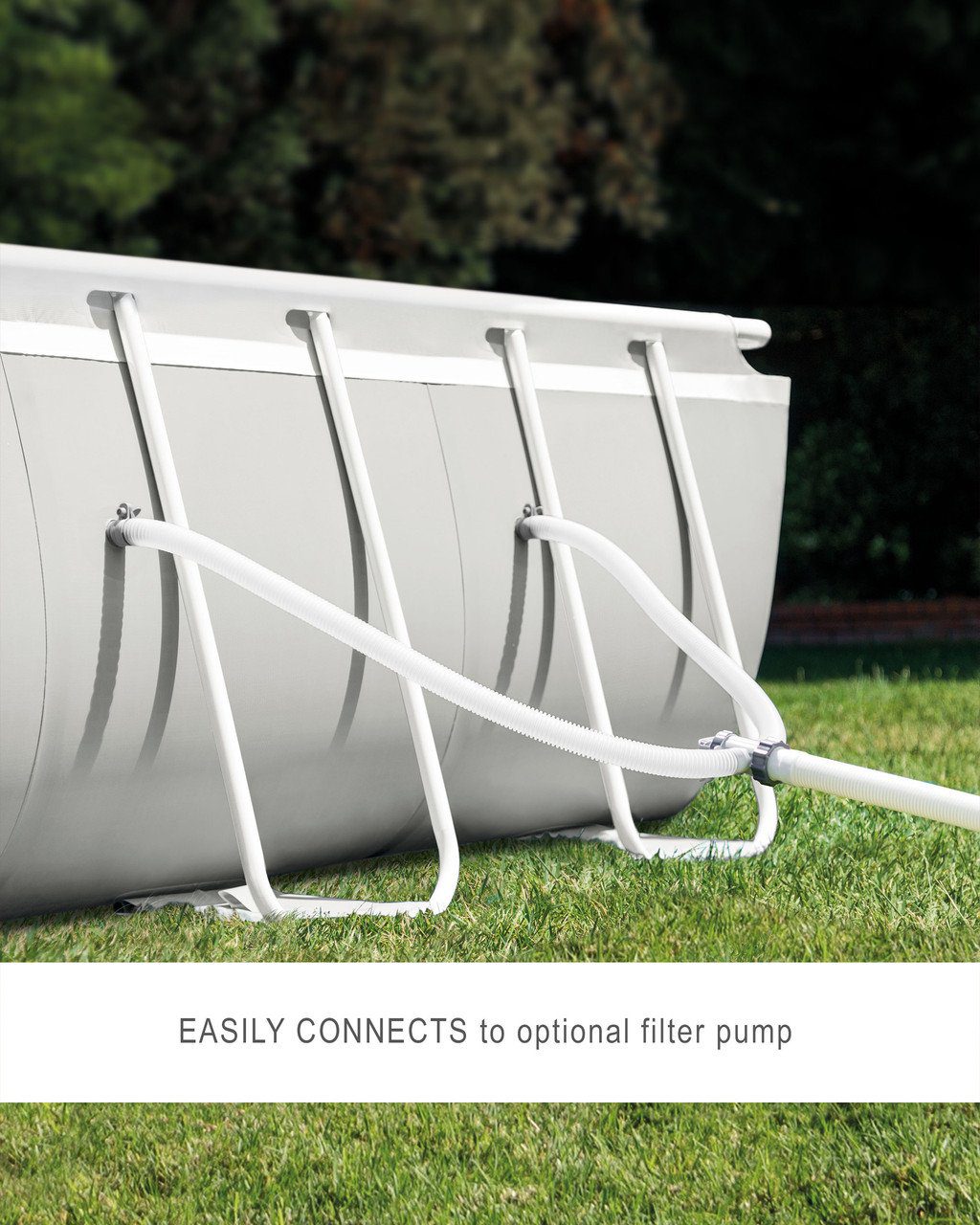 Prism Frame™ 20′ x 10′ x 48″ Oval Above Ground Pool Set - Image 8