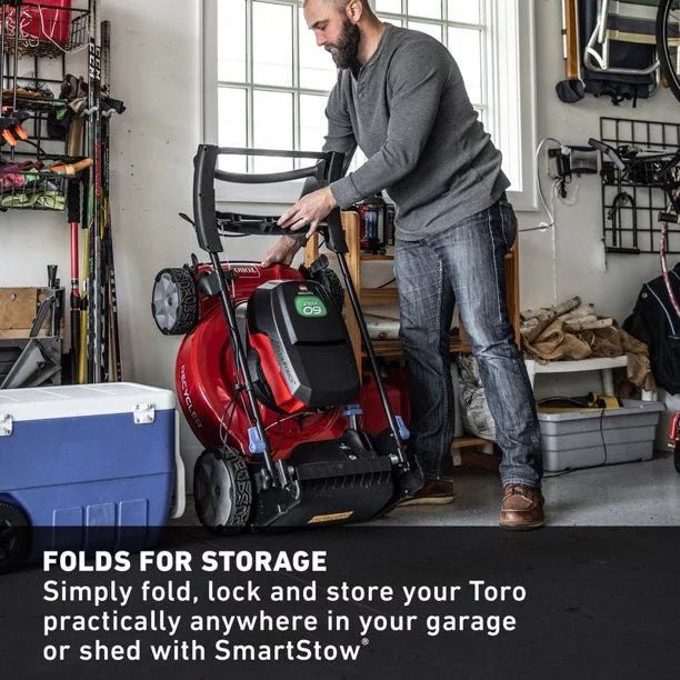 Flex-Force 60V Cordless 2-Tool Combo Kit 22 in. Recycler Walk Behind Lawn Mower & Leaf Blower w/Charger & Batteries - Image 3