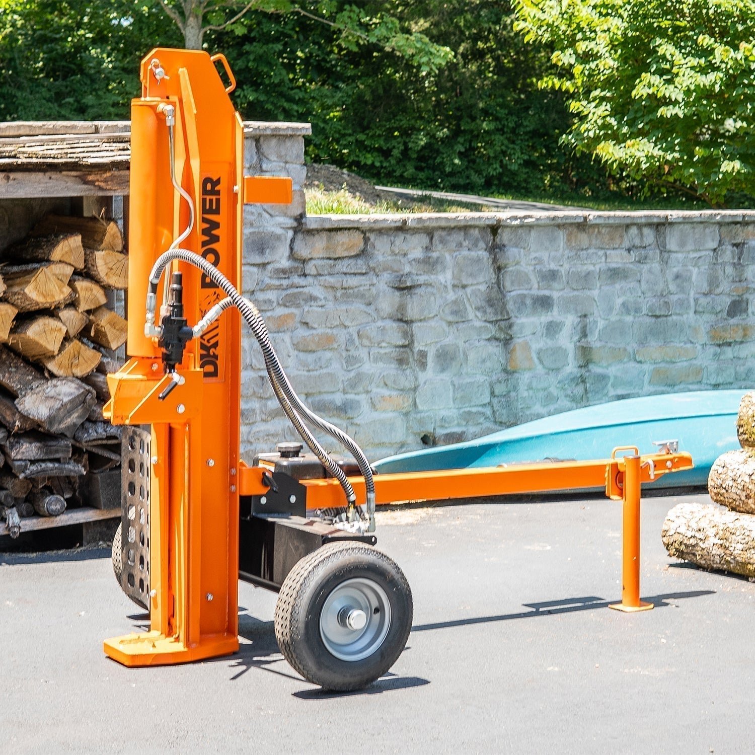 Detail K2 32 Ton Horizontal/Vertical Hydraulic Gas Log Splitter-OPS232 - Image 3