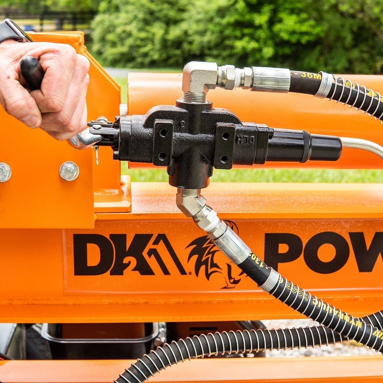 Detail K2 32 Ton Horizontal/Vertical Hydraulic Gas Log Splitter-OPS232 - Image 8