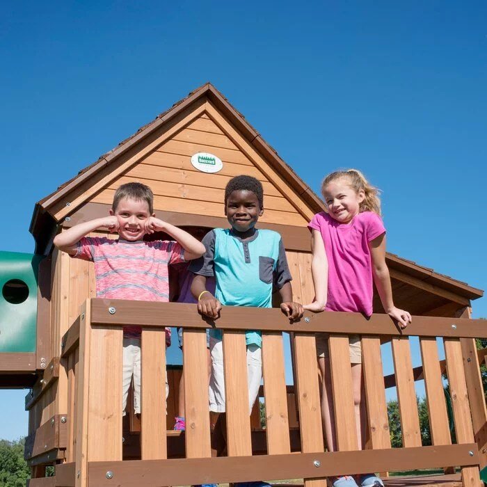 Woodridge Elite All Cedar Wooden Swing Set - Image 3