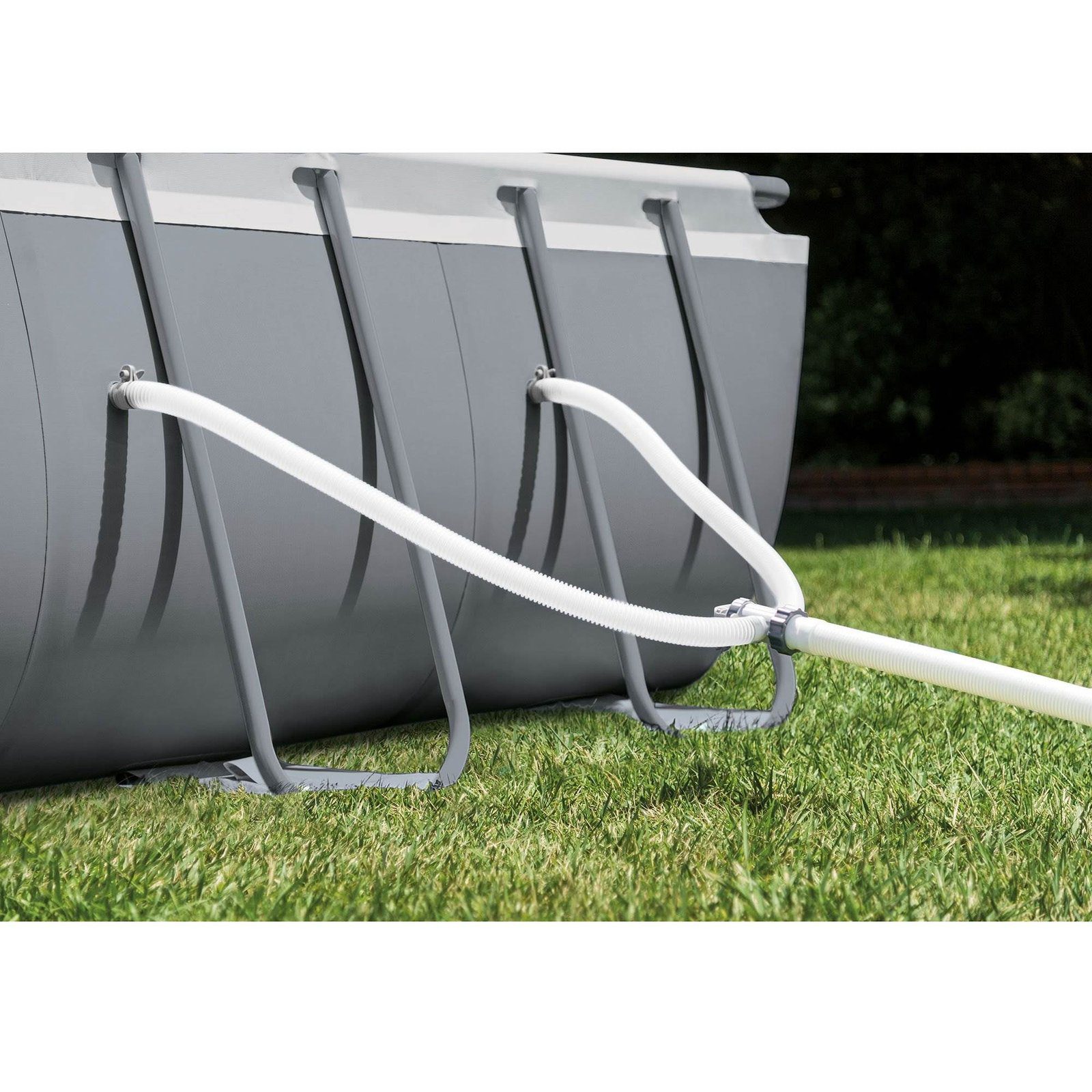 Intex 24′ x 12′ x 52″ Ultra XTR Rectangular Frame Swimming Pool Set + Pump - Image 3