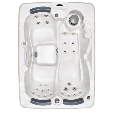 Anyi 110 Volt 1 – Person Solid Wood Rectangle Hot Tub - Image 7