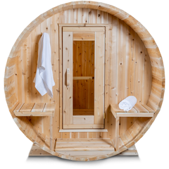 Dundalk Canadian Timber Serenity Barrel Sauna CTC2245W - Image 2