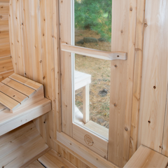 Dundalk Canadian Timber Serenity Barrel Sauna CTC2245W - Image 5