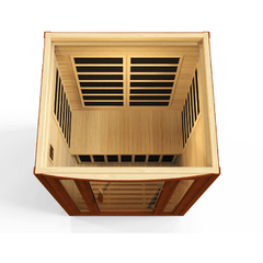 Dynamic Sauna San Marino 2-person Low EMF (Under 8MG) FAR Infrared Sauna (Canadian Hemlock) - Image 4