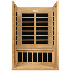 Dynamic Sauna Versailles 2-person Low EMF (Under 8MG) FAR Infrared Sauna (Canadian Hemlock) - Image 5