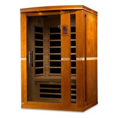 Dynamic Sauna Vittoria 2-person Low EMF (Under 8MG) FAR Infrared Sauna (Canadian Hemlock) - Image 3