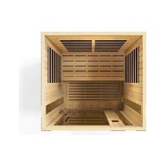 Dynamic Sauna Vittoria 2-person Low EMF (Under 8MG) FAR Infrared Sauna (Canadian Hemlock) - Image 5