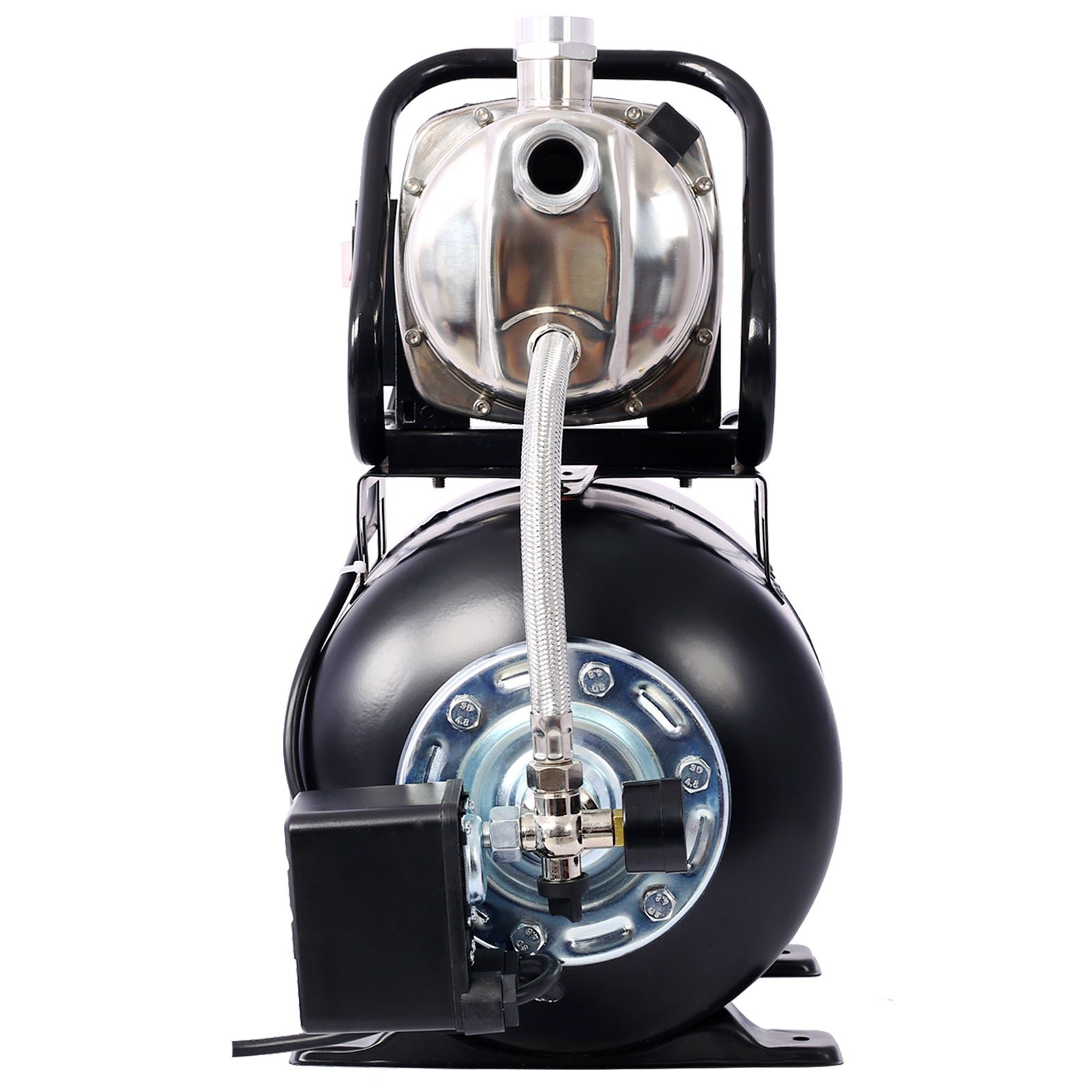 1.6HP Shallow Well Pump with 5-Gallon Pressure Tank – Automatic Water Booster, Garden & Irrigation Pump - Image 5