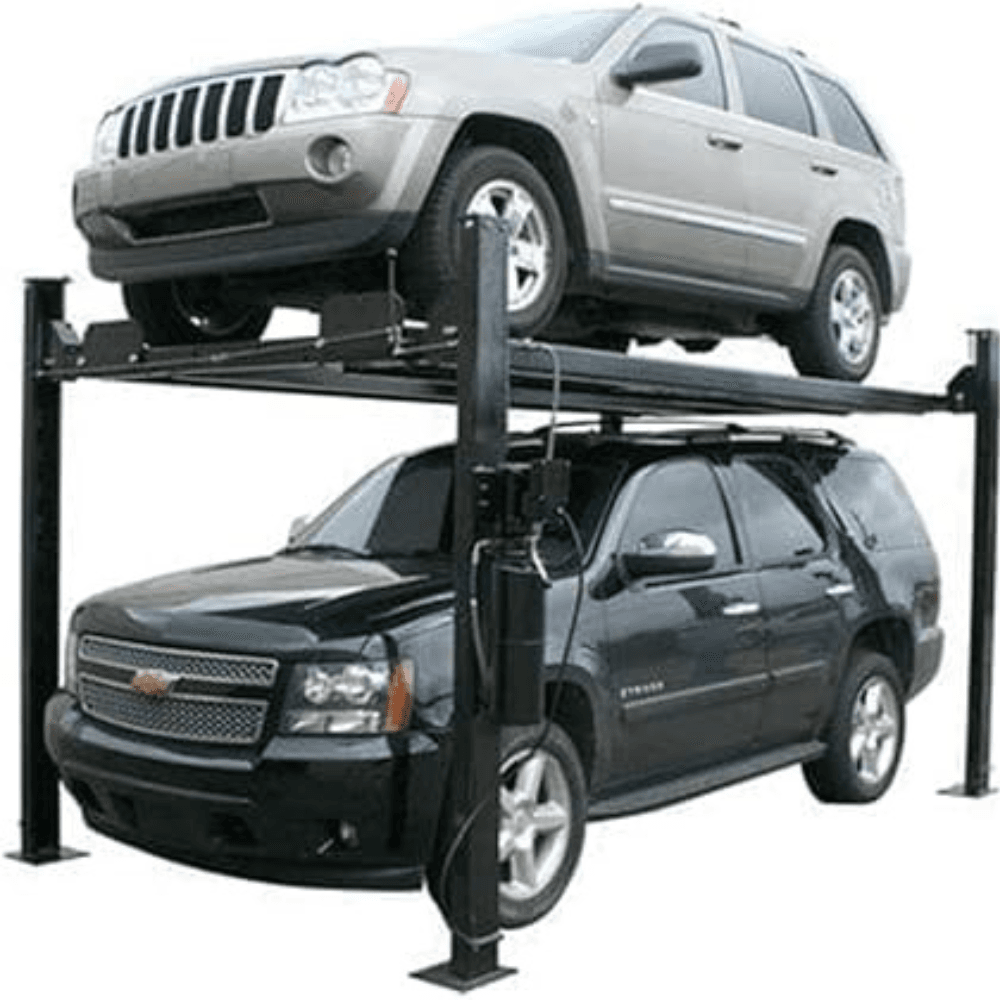 Atlas Automotive Equipment Atlas Equipment Garage PRO8000EXT Extra Tall Portable Hobbyist 8 000 Lb. Capacity 4-Post Lift - Image 2