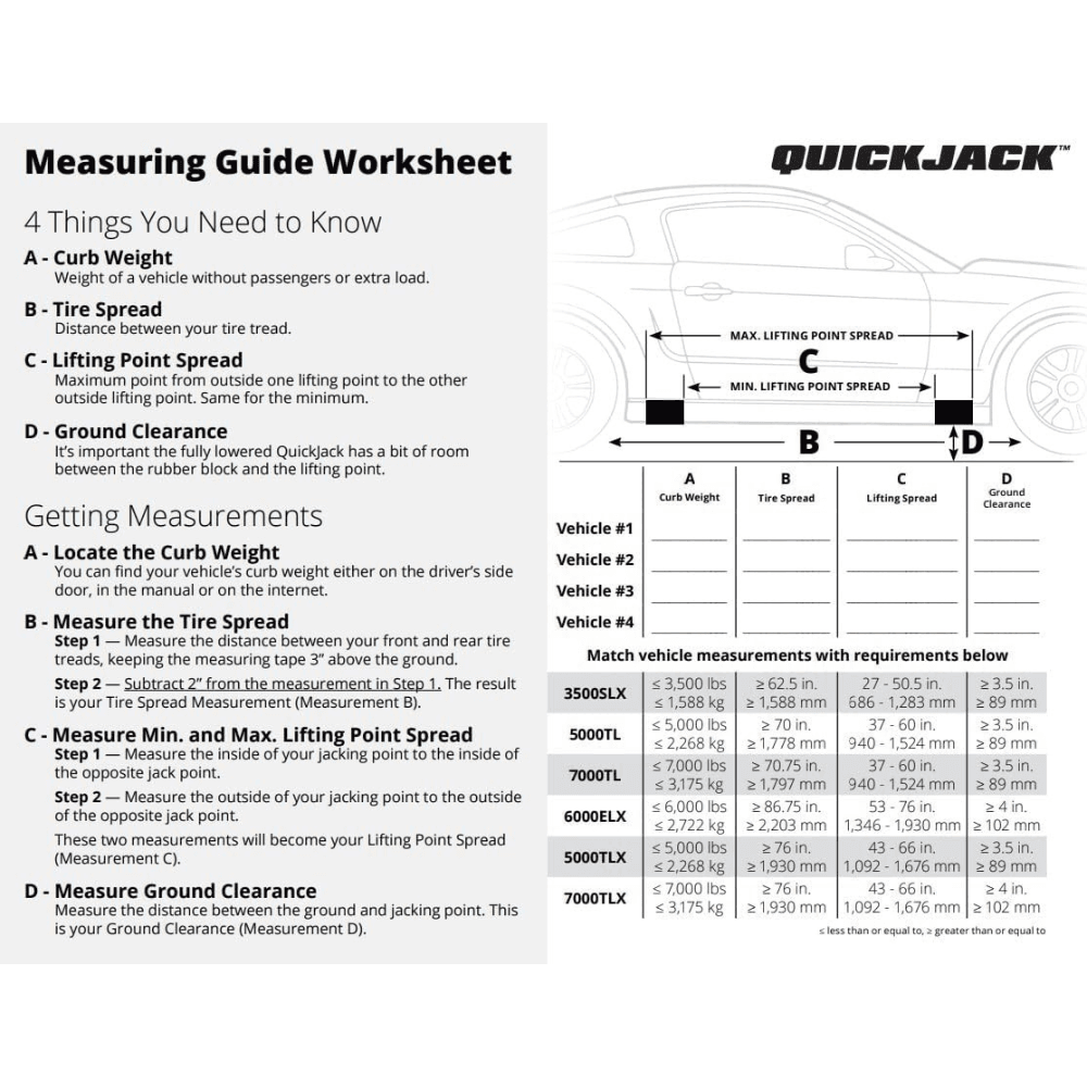 QuickJack 5000TLX – Extended-Length Portable Lift (5,000 lbs Capacity) - Image 6