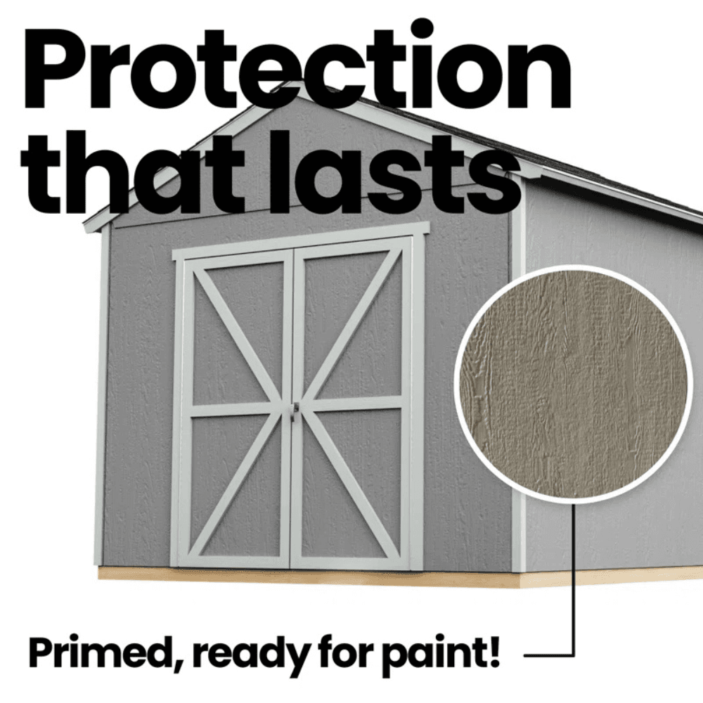 Astoria 12 ft. x 12 ft. Outdoor Wood Storage Shed - Image 5