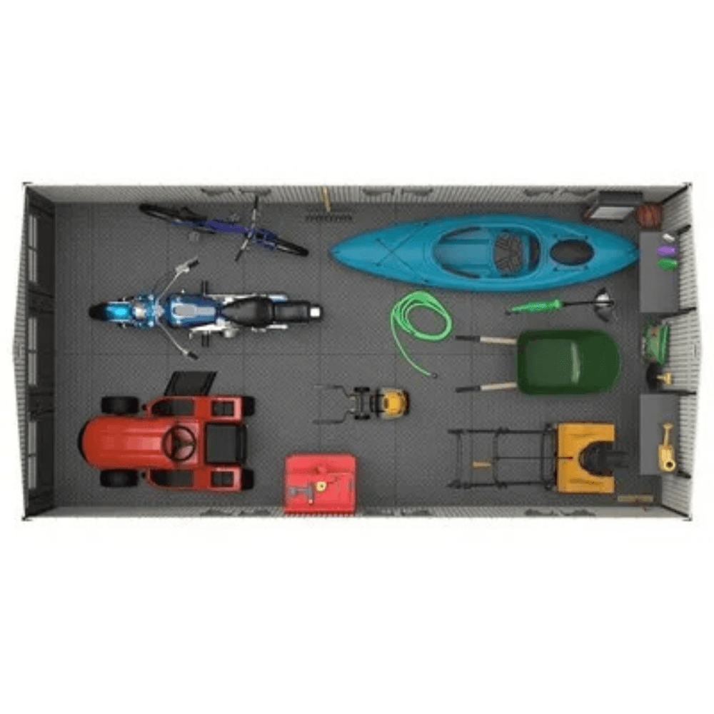 Lifetime 11×21 Storage Garage Kit W/ 9 Ft Wide Doors (60237) - Image 5