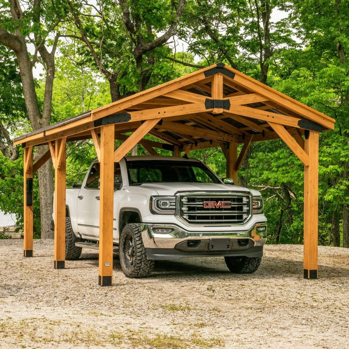 Backyard Discovery 20′ x 12′ Norwood Carport Gazebo - Image 2