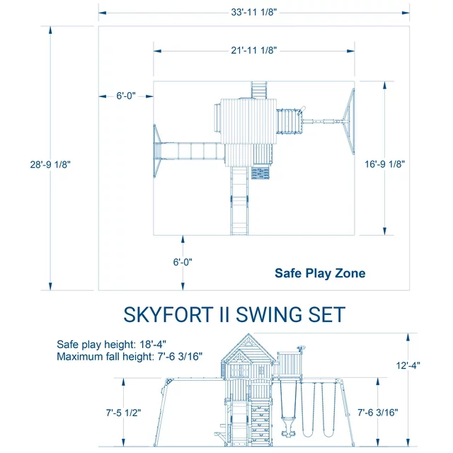 Backyard Discovery Skyfort II Swing Set - Image 5