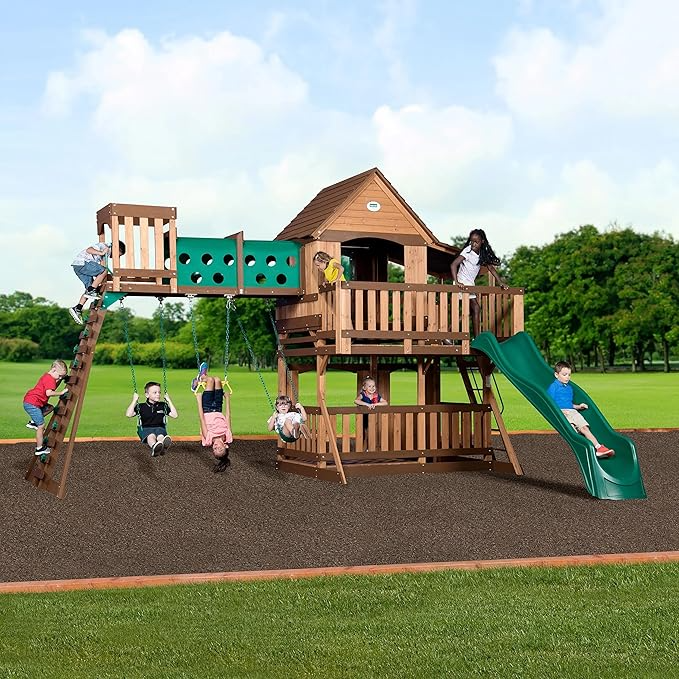 Backyard Discovery Woodridge Elite Swing Set - Image 2