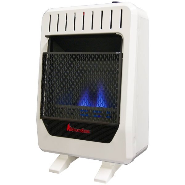 Factory Reconditioned Blue Flame Gas Heater – 10,000 BTU, Dual Fuel – Model# BF10M-B-R - Image 4