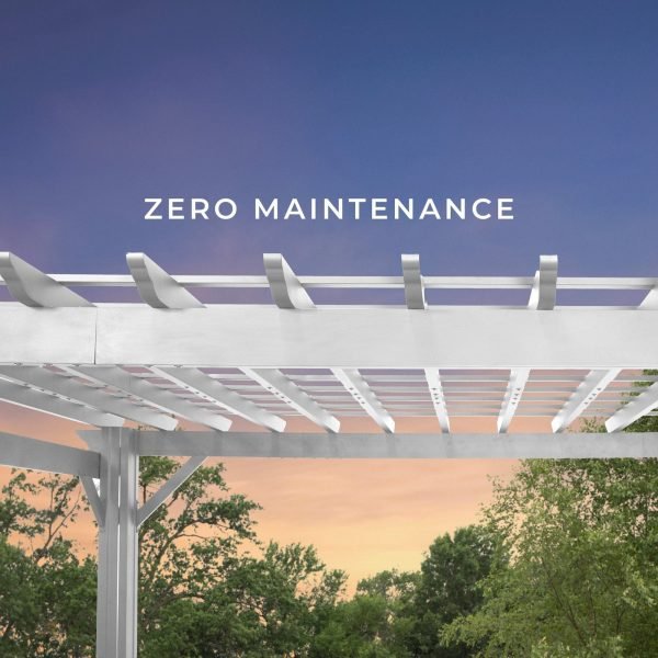 14×12 Hawthorne Traditional Steel Pergola With Sail Shade Soft Canopy - Image 9