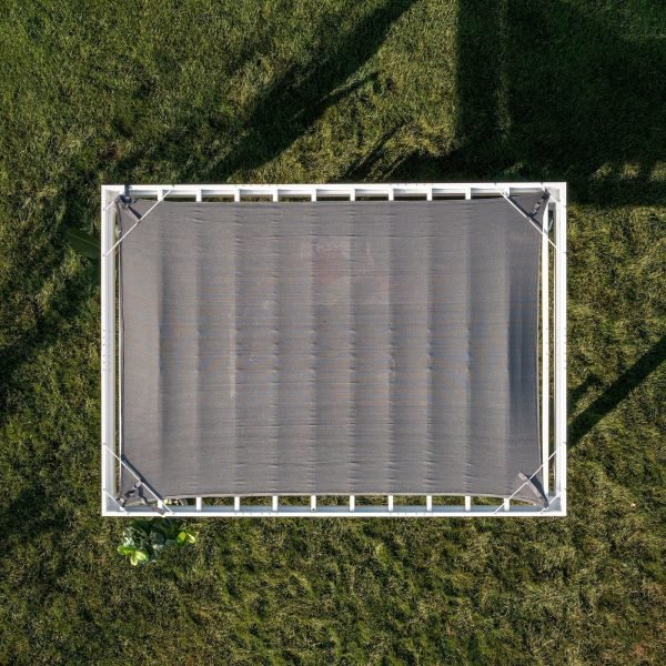 14×10 Windham Modern Steel Pergola With Sail Shade Soft Canopy - Image 16