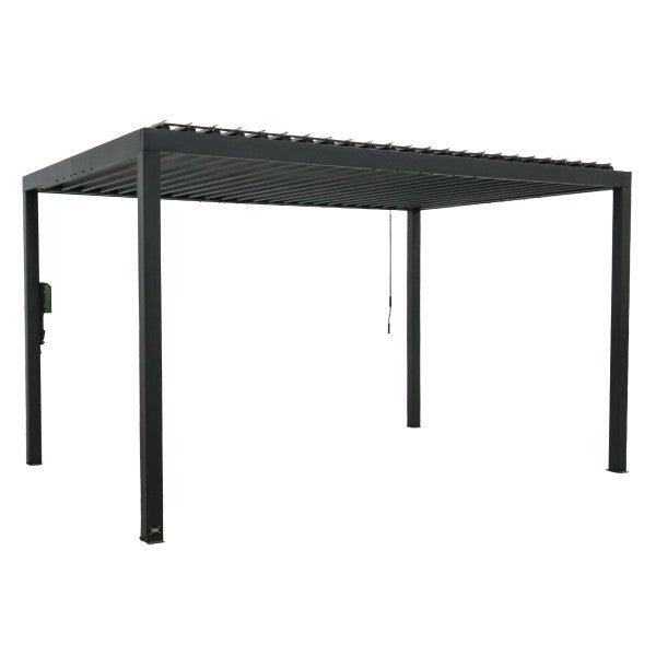 14×10 Sarasota Steel Louvered Pergola - Image 16
