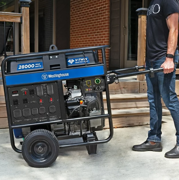 Westinghouse 28,000 Peak Watt Home Backup Portable Generator, Remote Electric Start with Co Sensor - Image 2