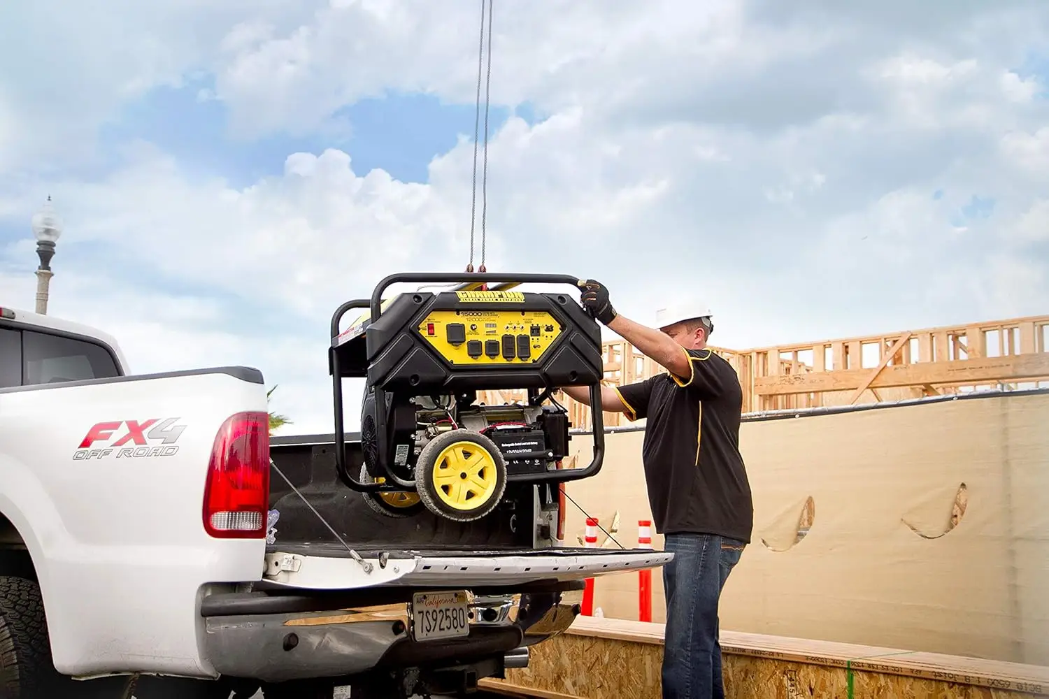 Champion Power Equipment 15,000/12,000 Watts Portable Generator with Electric Start & Lift Hook - Image 2