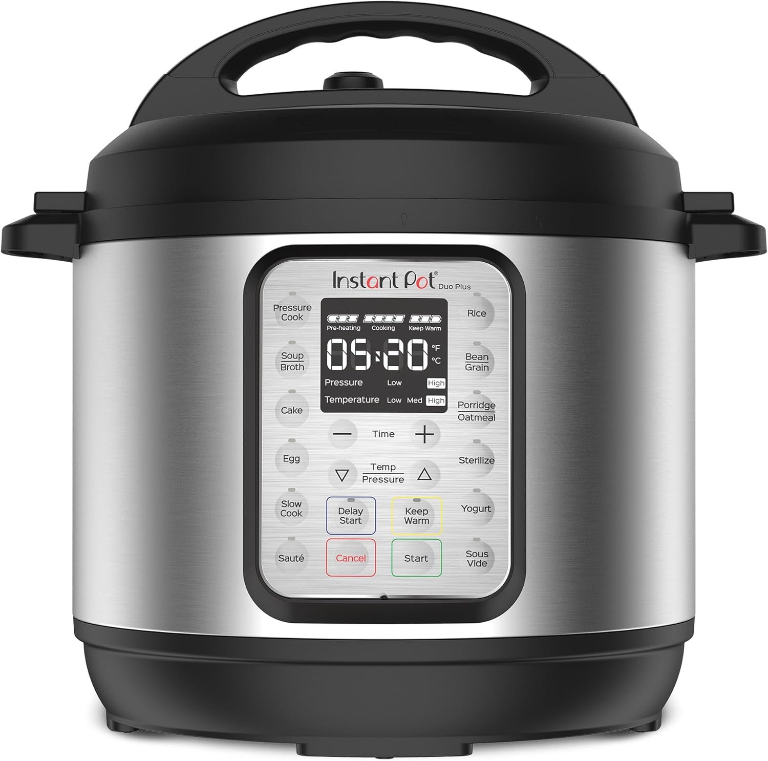 Instant Pot Duo Plus 9-in-1 Multicooker, Pressure Cooker, Slow Cook, Rice Maker, Steamer, Sauté, Yogurt Maker, Warmer & Sterilizer, Includes App with Over 800 Recipes, Stainless Steel, 6 Quarts - Image 2