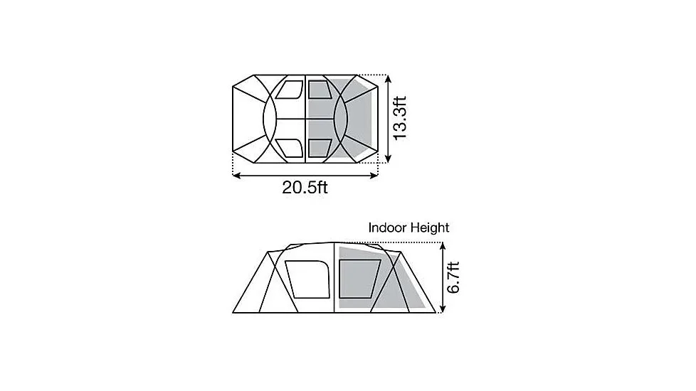 Snow Peak Land Lock Shelter Tents - Image 3