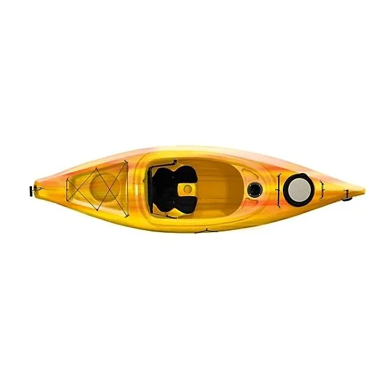 Sun Dolphin Simcoe 10.4, Sit-in Recreational Kayaks with Paddle, Tequila Sunrise - Image 3