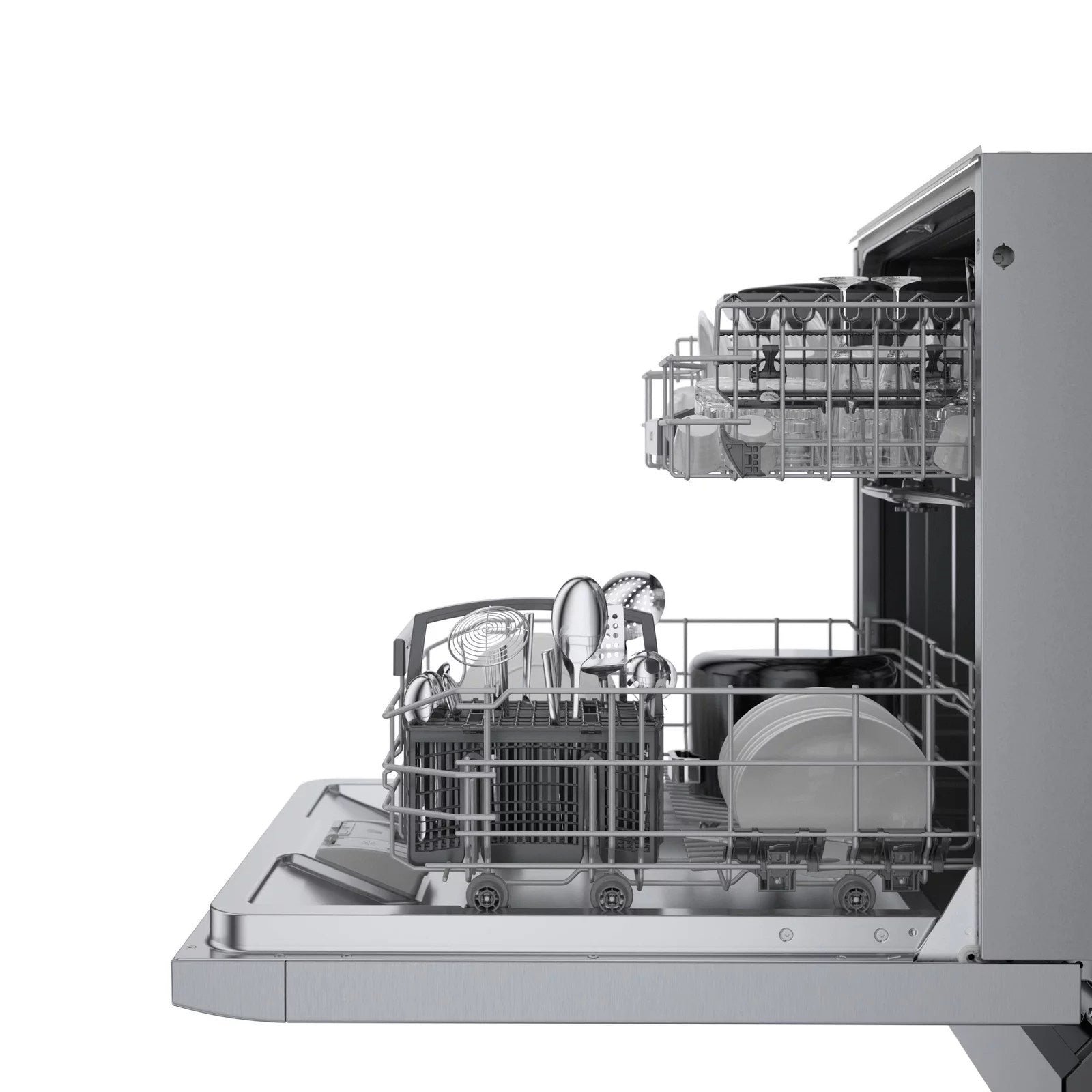 Bosch 300 Series 24″ Stainless Steel Built in Dishwasher-SGE53B55UC - Image 3