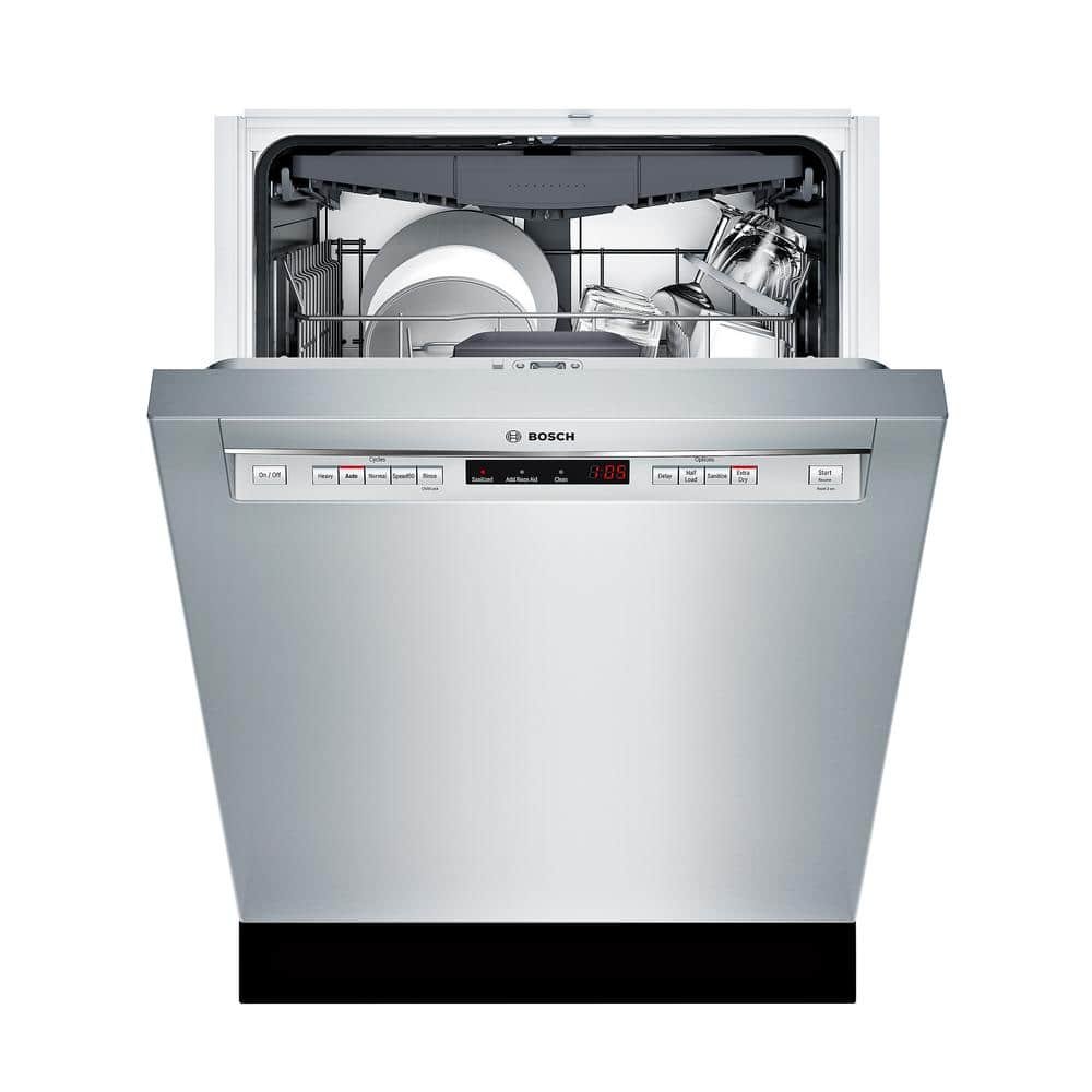 Bosch 300 Series 24 in. Stainless Steel Front Control Tall Tub Dishwasher with Stainless Steel Tub and 3rd Rack, 44dBA - Image 7