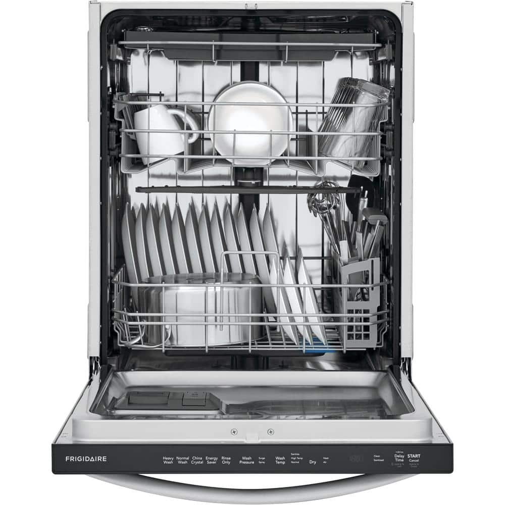 Frigidaire 24 in. Stainless Steel Top Control Built-In Tall Tub Dishwasher with Stainless Steel Tub and 3rd Level Rack, 49 dBA - Image 12