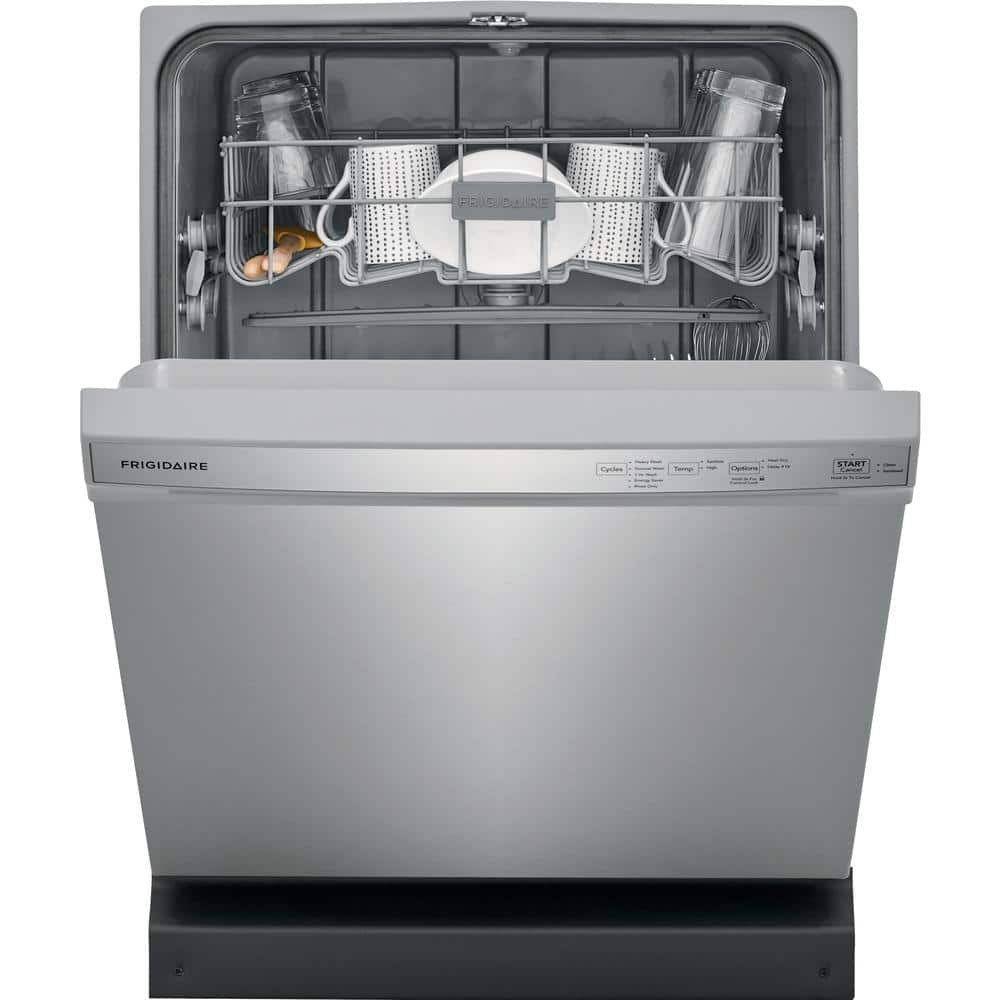 Frigidaire 24 in. Stainless Steel Front Control Built-In Tall Tub Dishwasher, 55 dBA - Image 2