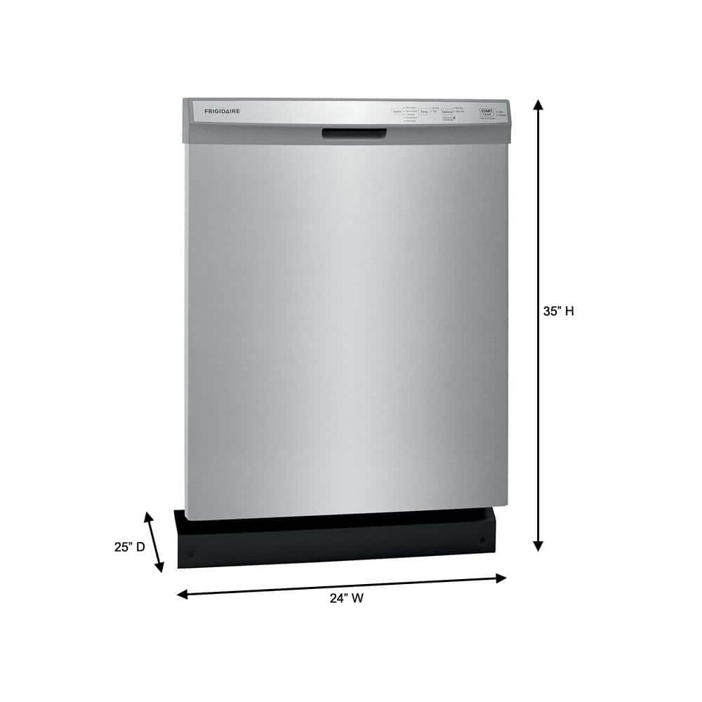 Frigidaire 24 in. Stainless Steel Front Control Built-In Tall Tub Dishwasher, 55 dBA - Image 12