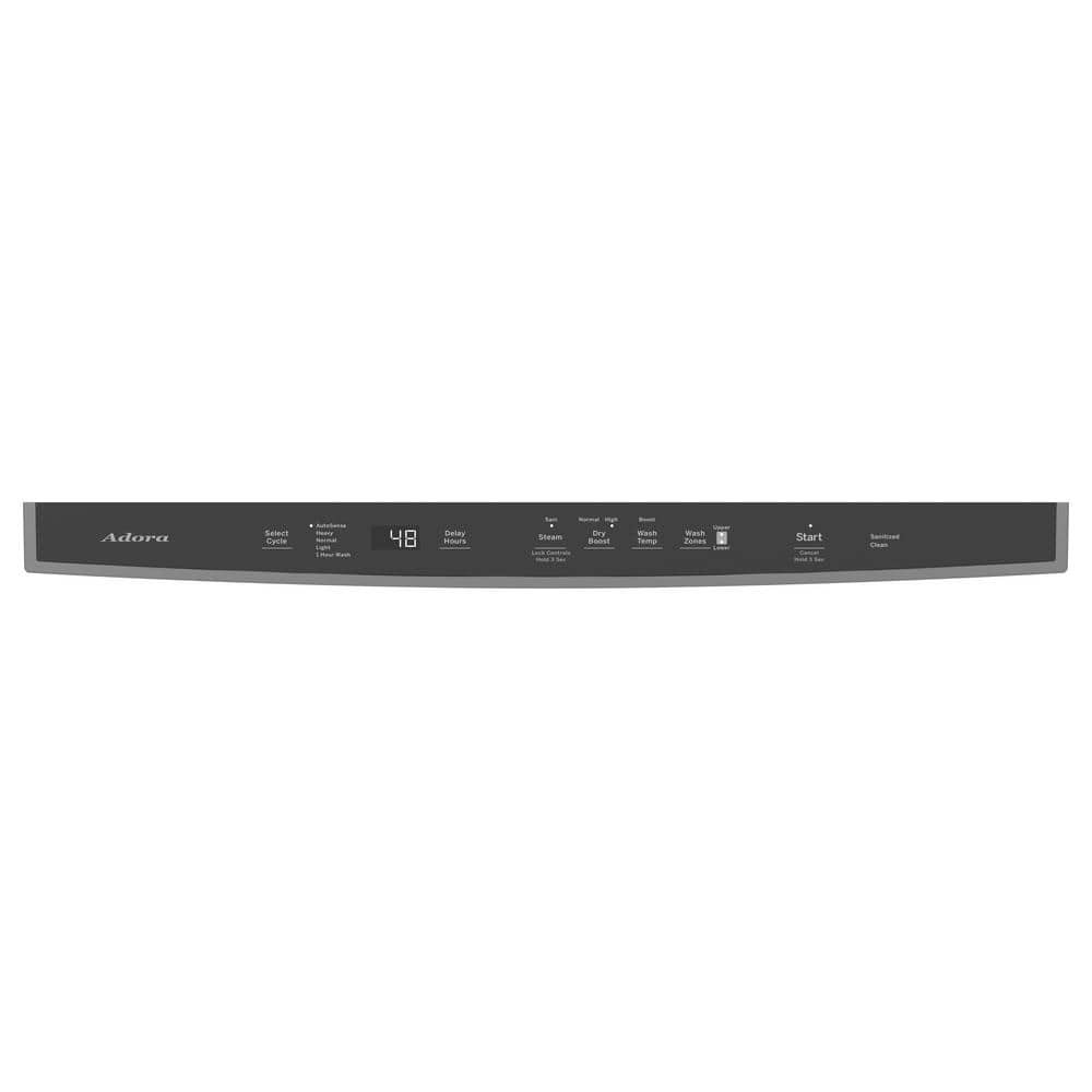 GE Adora 24 in. Stainless Steel Top Control Built-In Tall Tub Dishwasher with Stainless Steel Tub, 3rd Rack, and 48 dBA - Image 2