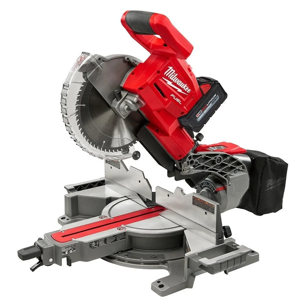 Milwaukee M18 FUEL 12″ Dual Bevel Sliding Compound Miter Saw Kit