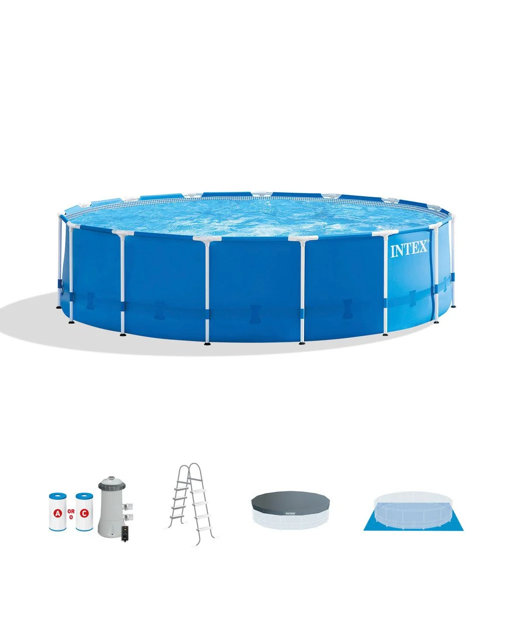 Intex 15ft x 48in Metal Frame Pool Sets - Image 4