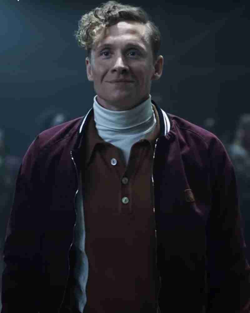 Army of Thieves Ludwig Dieter Burgundy Bomber Jacket