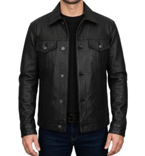 Black-Men_s-Leather-Trucker-Jacket