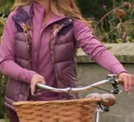 A Castle for Christmas 2021 Brooke Shields Purple Vest - Image 4